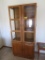 Glass Door Cabinet with Glass Shelves- Nice