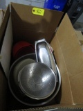 Misc. Kitchen, Cutting Board, Stainless Bowls
