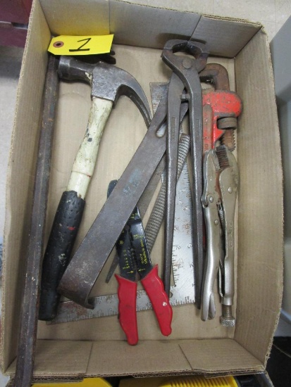 Hammer, Pipe Wrench, Misc. Tools
