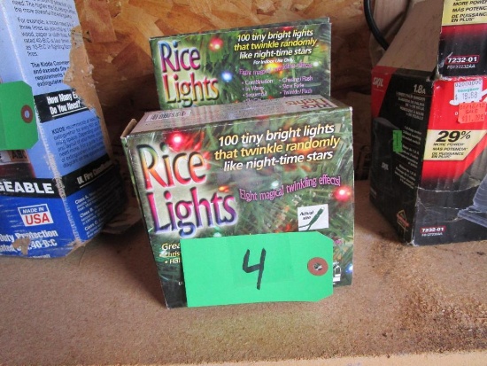 4 boxes of Rice Lights