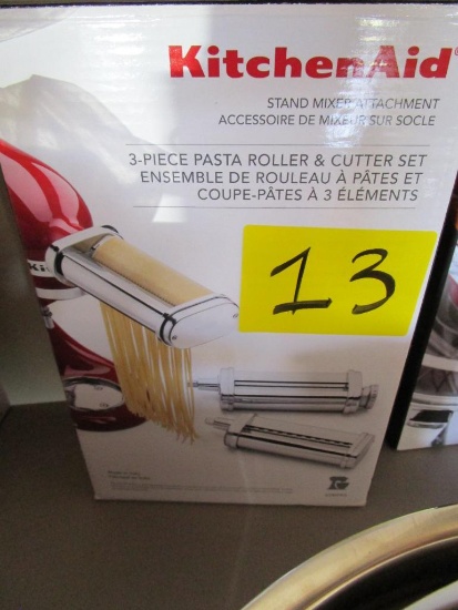 Kitchen Aid 3 Piece Pasta Roller and Cutter
