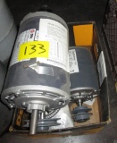 2 Electric Motors with Pulleys