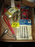 Multi Tester, Drill Bits, Misc.