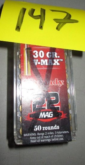 Hornady 22 Mag, 30 grain, Partial Box