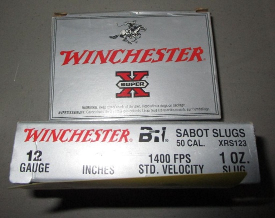 Winchester 12 Ga, Sabot Deer Slugs, 10 Rounds