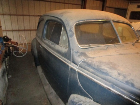 1940 Mercury Eight Tudor, Flathead Motor, Non-Running, has been in the same family since bought new