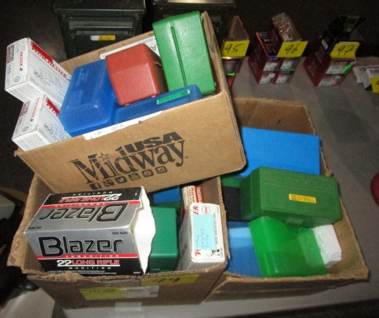 Empty Ammo Boxes and Storage Containers
