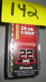 Hornady 22 Mag, 30 grain, 50 Rounds