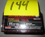 Winchester 22 Win Mag, 40 grain, Hollow Point, 50 Rounds