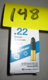 22 Sniper Subsonic, 60 grain, 50 rounds