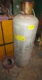 Lead Melting Pot with 100lb Propane Tank