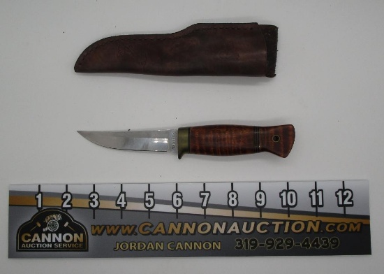 Possehl Model 273, Wood Handle, Leather Sheath
