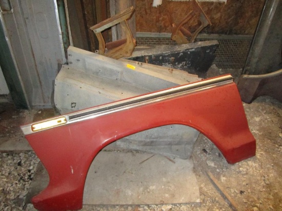 Left Front Quarter Panel and Liners