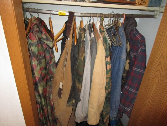 Coats and Misc. in Closet