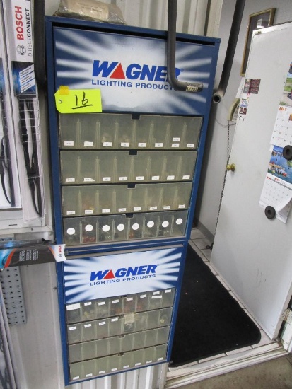 2-Wagner Lighting Products Cabinets with Bulbs