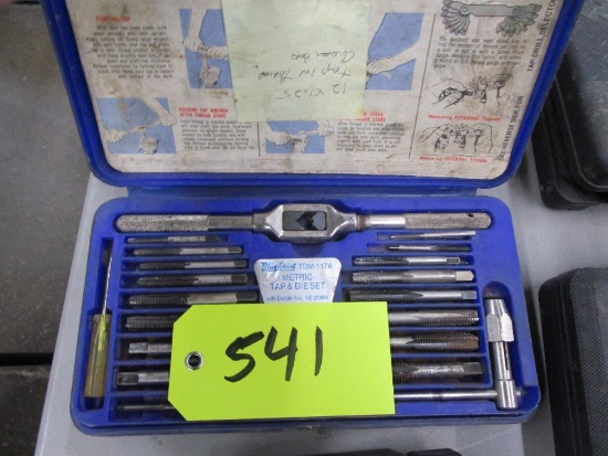 Blue-Point Metric Tap and Die Set