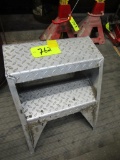 Aluminum Diamond Plate Step Stool