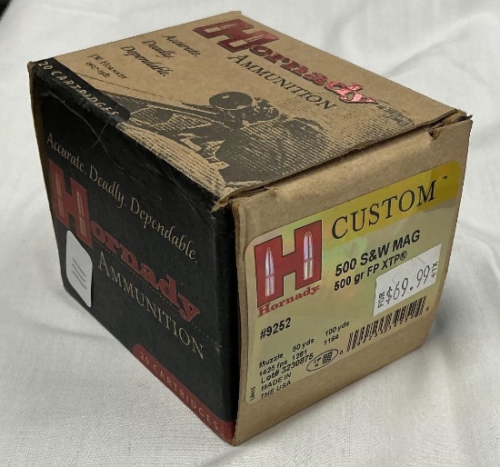 Hornady custom 500 S& W mag