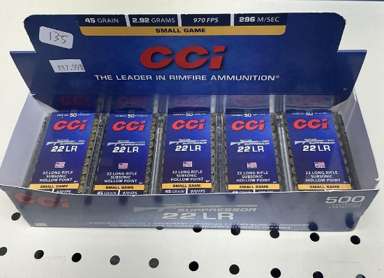 CCI 22 long rifle 250 rounds