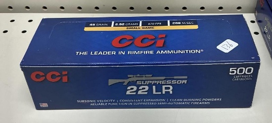 CCI 22 long rifle 500 rounds