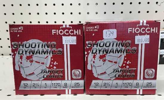 Fiocchi 12 GA Target loads