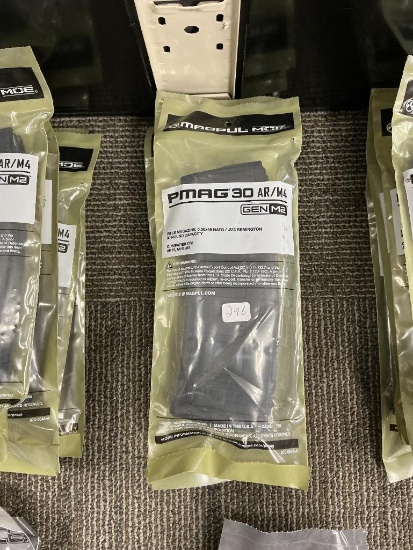 4- Magpul PMAG30 Ar/M4 30 Round Magazines