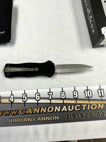 Benchmade Auto Mini-Infidel Knife, Design by McHenry