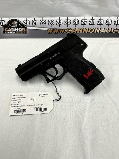 HK USP9 Compact, 9mm, (V7) LEM, 2-13rd Mags., New, SN-27-194904