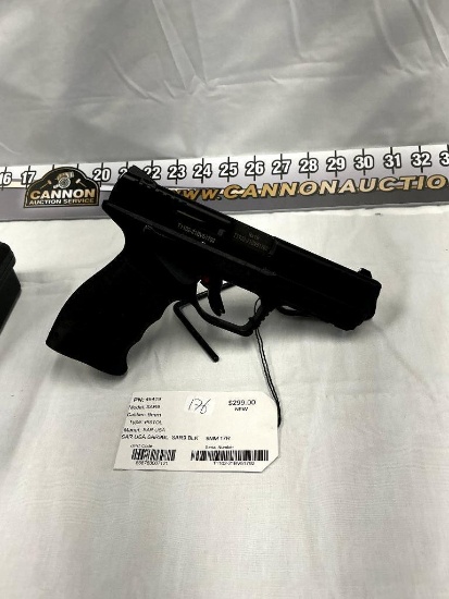 SAR USA, SAR9 9mm Pistol, 17rd, New, SN-T1102-21BV51792