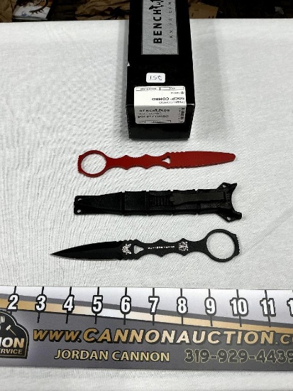 Benchmade SOCP Combo, Fixed Blade Knife and Sheath