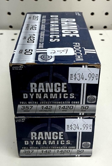 Fiocchi, 357 Mag, 100rds Ammunition