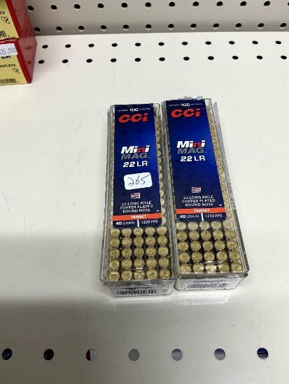 CCI Mini Mag, 22lr, 200rds of Ammuntion