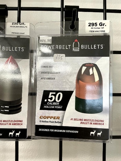 .50 Caliber Bullets