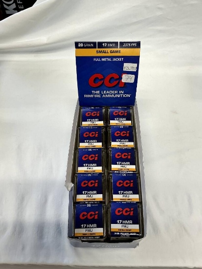 CCI 17HMR, 500rds Ammuntion