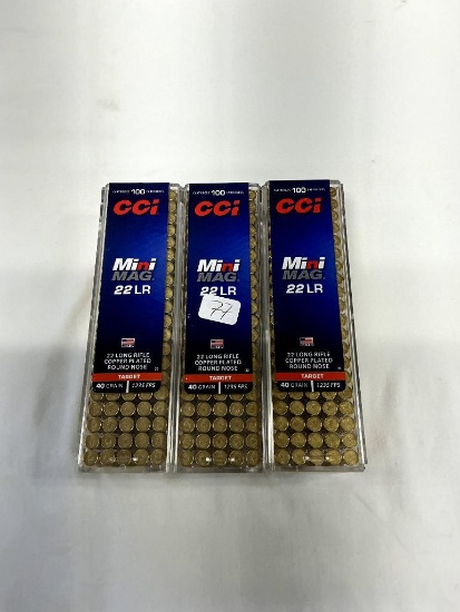 CCI Mini Mag, 22lr, 300rds of Ammuntion