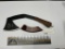 Kukrax Knife with Leather Sheath and Walnut Handle