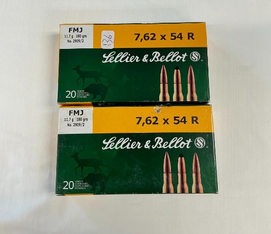 40 Rounds 7.62x54R Ammo