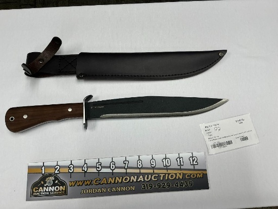 Kukrax Wildland Kukri Knife, Walnut Handle, 11.375" with Sheath