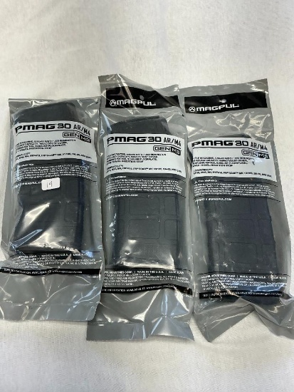 3 - Magpul 30 Round Pmags