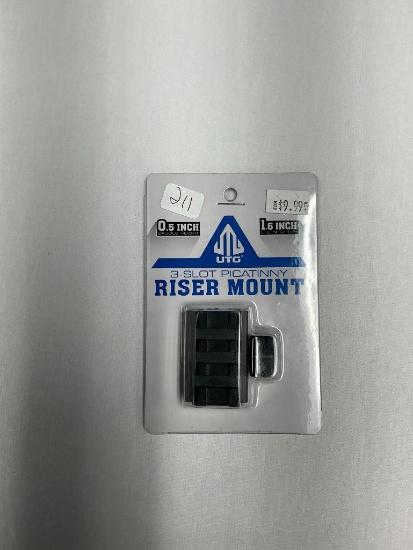 UTG 3 Slot Picatinny Riser Mount