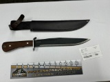 Kukrax Wildland Kukri Knife, Walnut Handle, 11.375