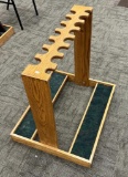 Oak 15 Long Gun Display Rack