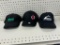 3 - Hats, 1 Autographed (unknown)