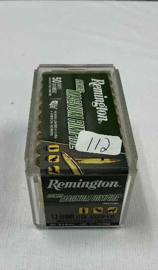 Remington 17HMR Ammo, 50 Rounds