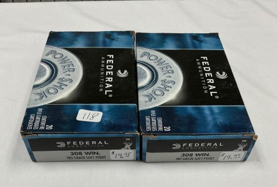 Federal 308 Win. Ammo, 40 Rounds