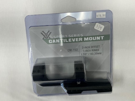 Vortex Sport Series Cantilever Mount, 2" Offset, 1" Rings
