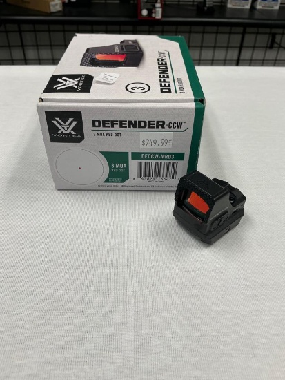 Vortex Defender-CCW Optic, 3 MOA Red Dot