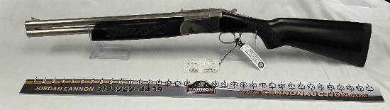 E.R. Amantino Outback 12ga Shotgun, 3", 20" Nickel, Black Finished Walnut, New, SN- J634531-22