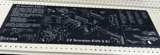 CZ Scorpion EVO 3 S1 Bench Mat