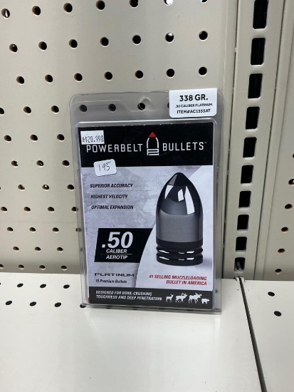 .50 Caliber Aerotip Bullets